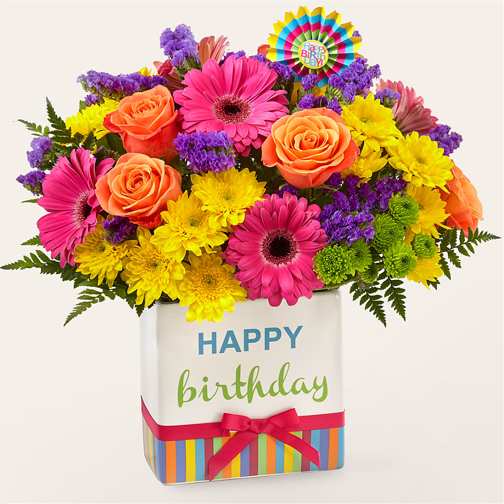 Birthday Brights Bouquet – Delhi Flowers, Delhi ON
