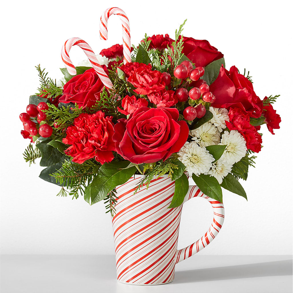 Peppermint Swirl Mug – Delhi Flowers, Delhi ON