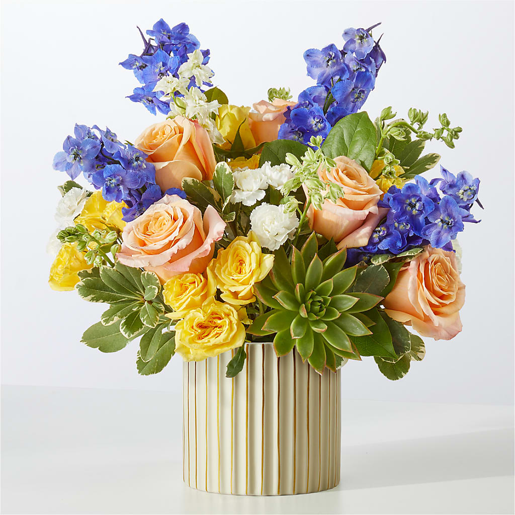 Cobalt Reverie Bouquet – Delhi Flowers, Delhi ON