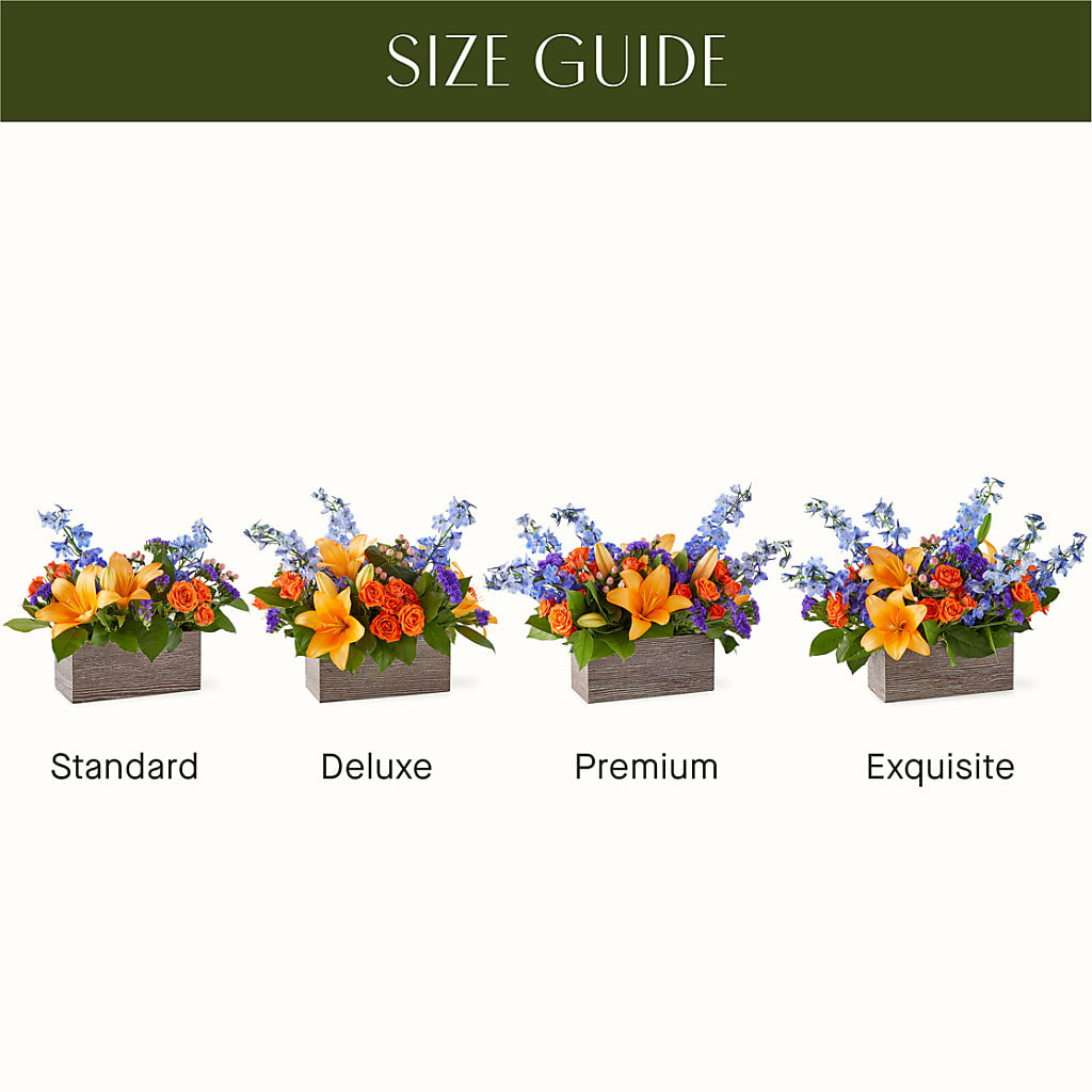 Radiant Citrus Box Bouquet – Delhi Flowers, Delhi ON