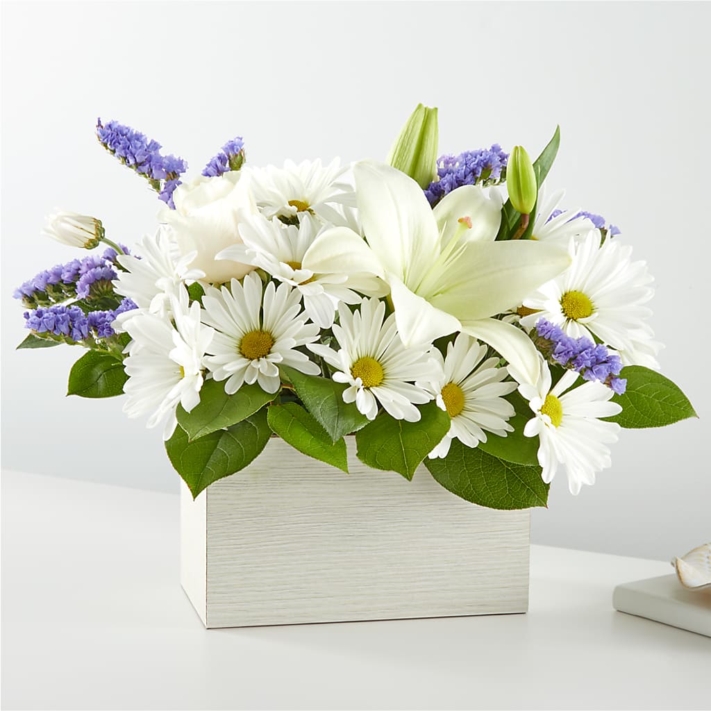 Beyond Blue Box Bouquet – Delhi Flowers, Delhi ON