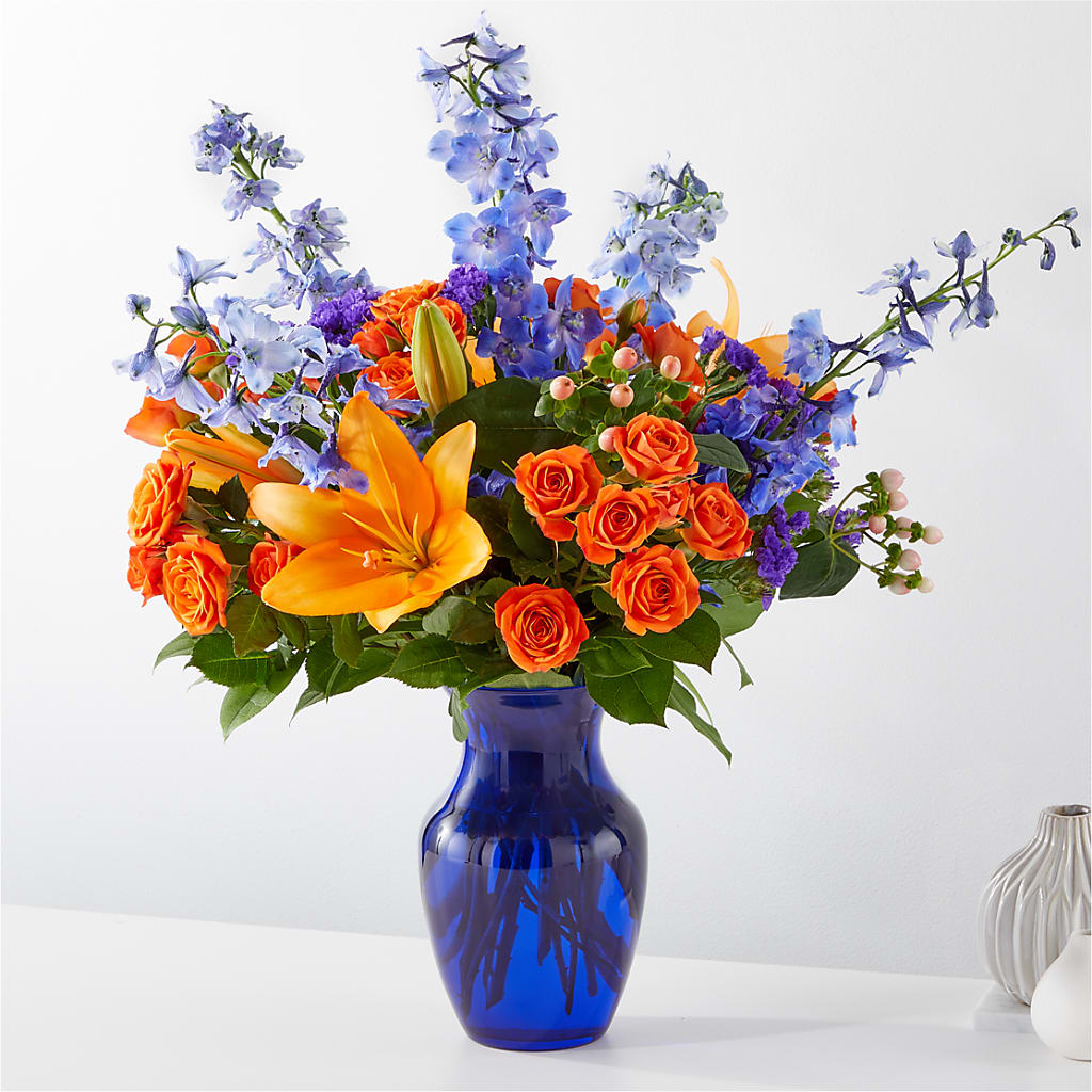 Radiant Citrus Bouquet – Delhi Flowers, Delhi ON