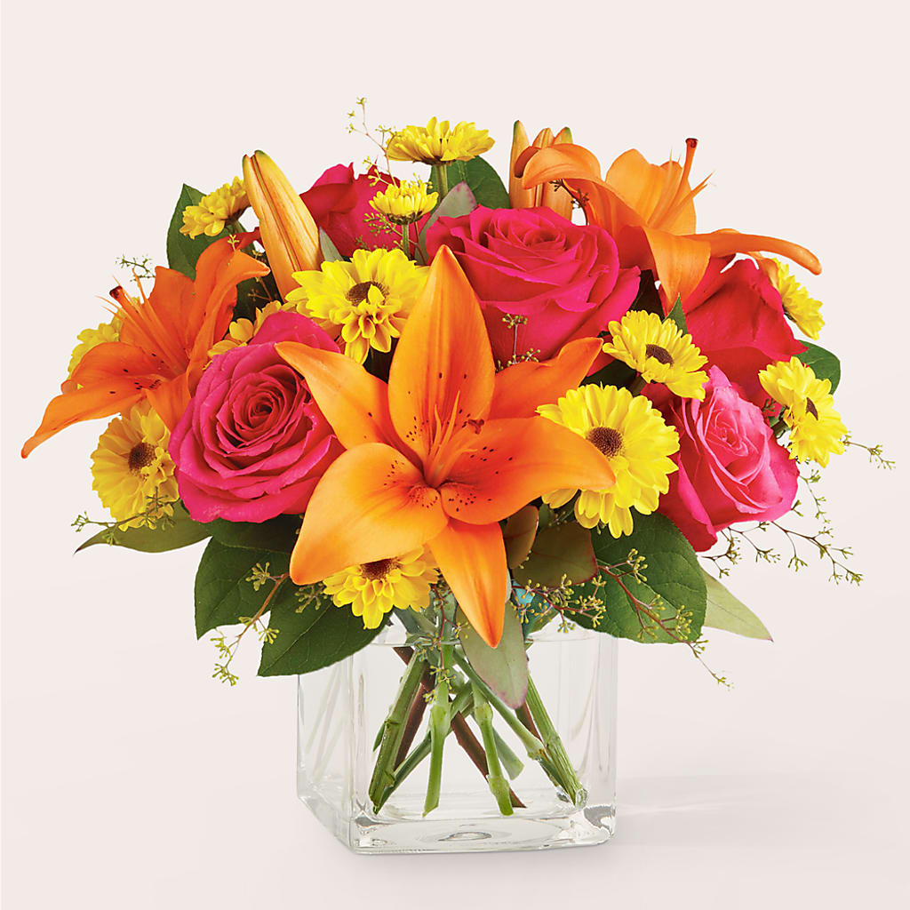 Neon Lights Bouquet – Delhi Flowers, Delhi ON