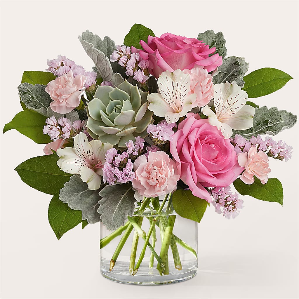 Dusty Rose Bouquet – Delhi Flowers, Delhi ON