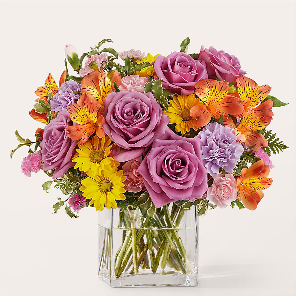 Shades of Happiness Bouquet – Delhi Flowers, Delhi ON