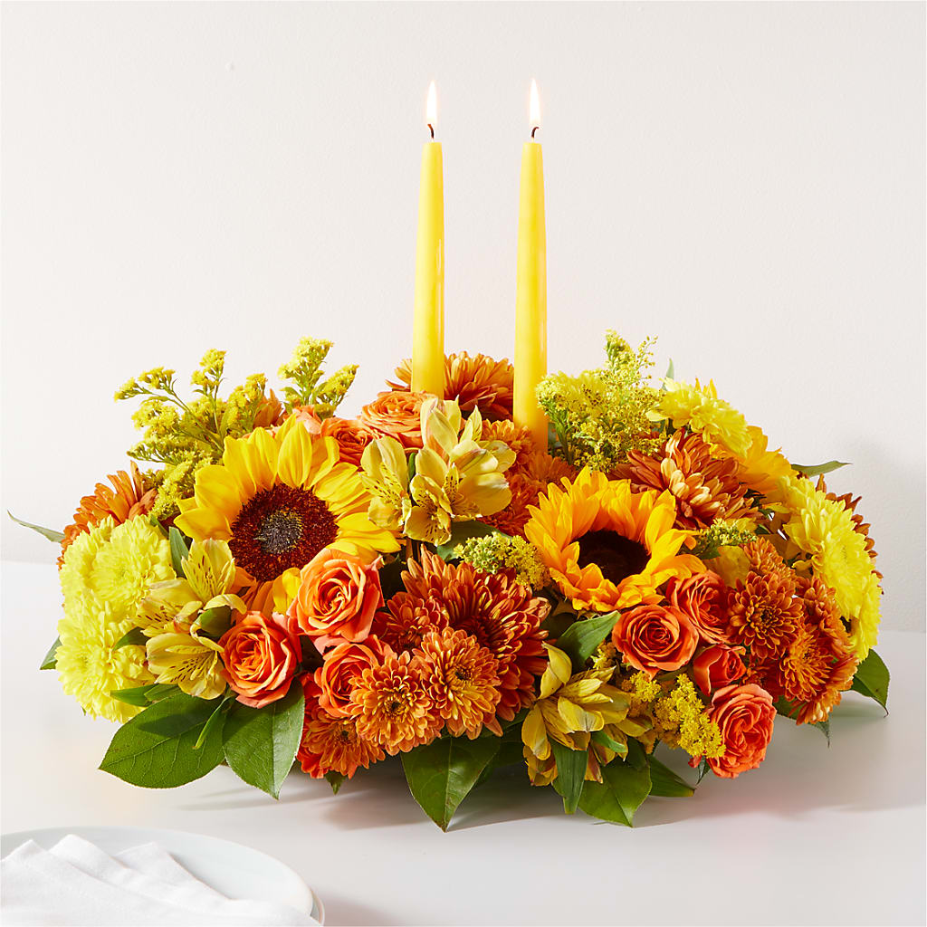 Autumn Harmony Centerpiece – Delhi Flowers, Delhi ON