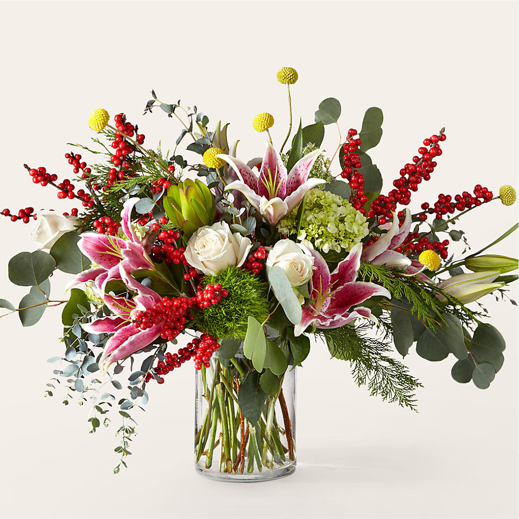 Berry & Bright Bouquet – Delhi Flowers, Delhi ON
