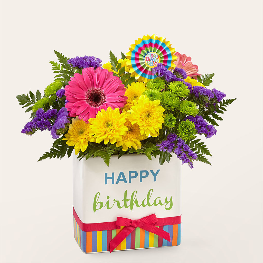 Birthday Brights Bouquet –  Delhi Flowers, Delhi ON