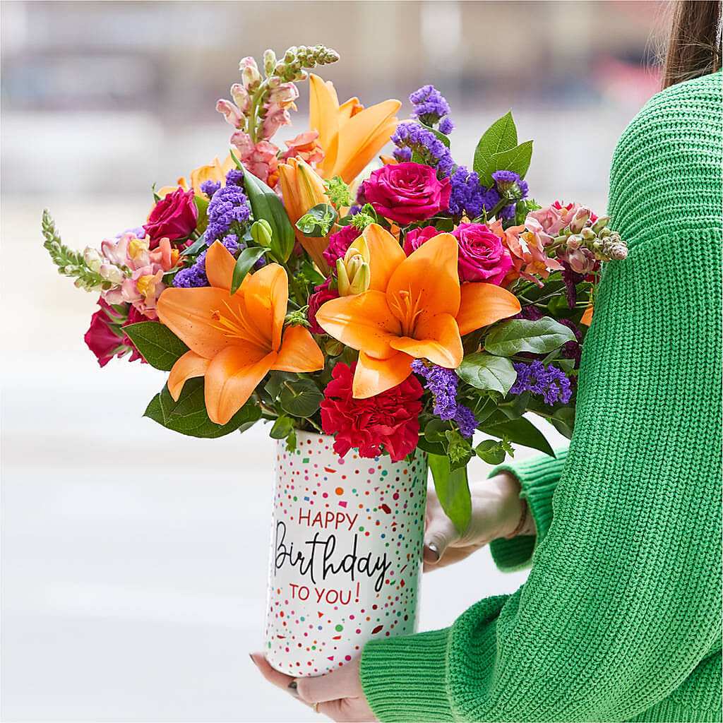 Birthday Palooza Bouquet –  Delhi Flowers, Delhi ON