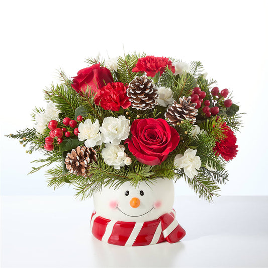 Jolly Snowman Bouquet –  Delhi Flowers, Delhi ON