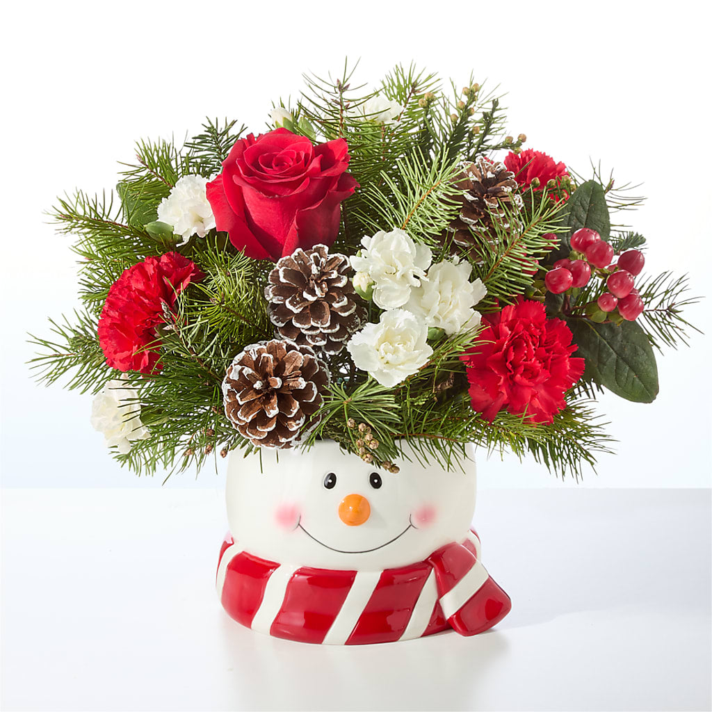 Jolly Snowman Bouquet –  Delhi Flowers, Delhi ON