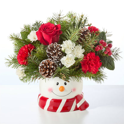 Jolly Snowman Bouquet –  Delhi Flowers, Delhi ON