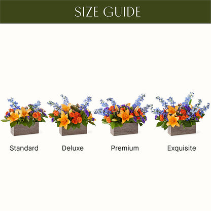 Radiant Citrus Box Bouquet –  Delhi Flowers, Delhi ON