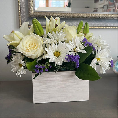 Beyond Blue Box Bouquet –  Delhi Flowers, Delhi ON