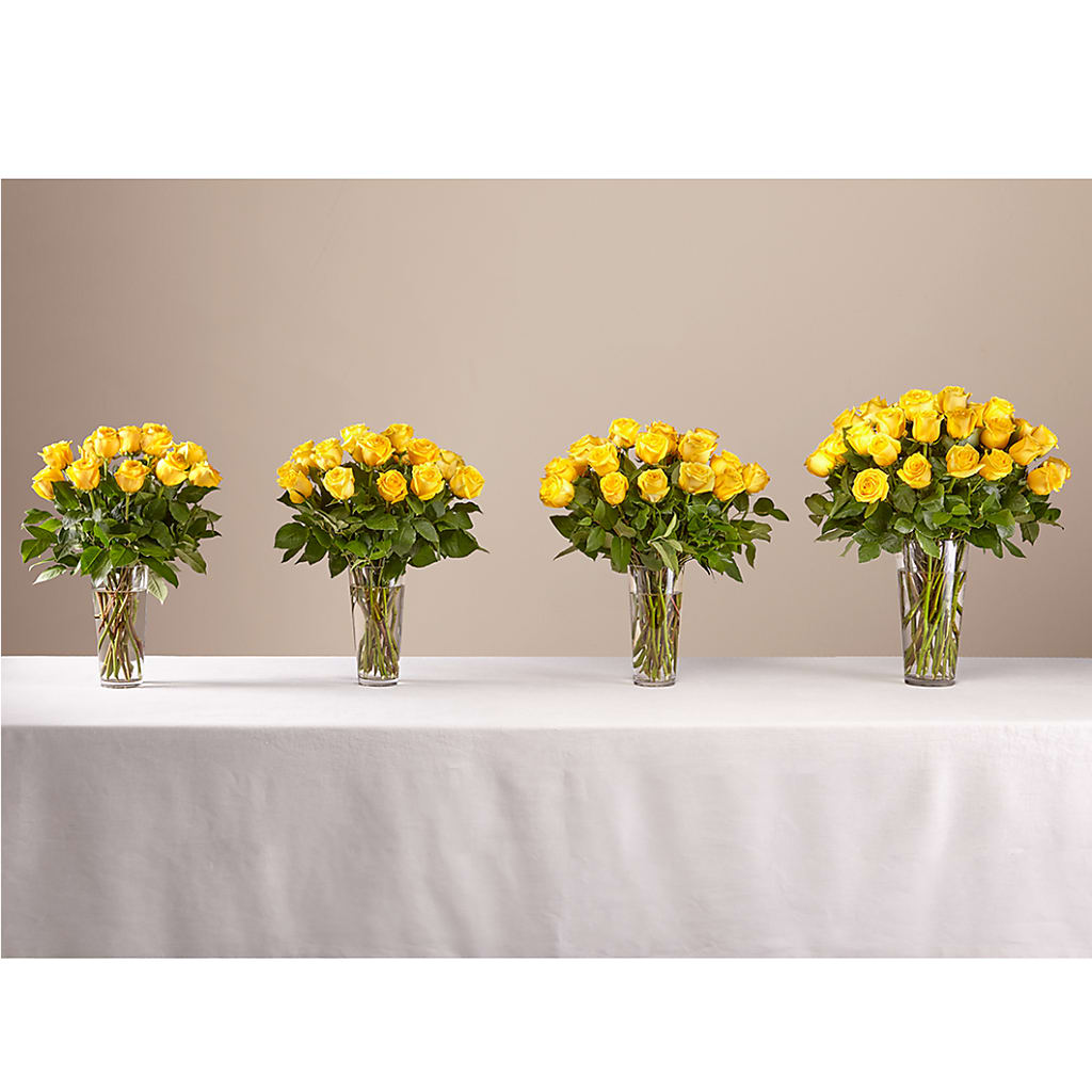 Long Stem Yellow Rose Bouquet –  Delhi Flowers, Delhi ON