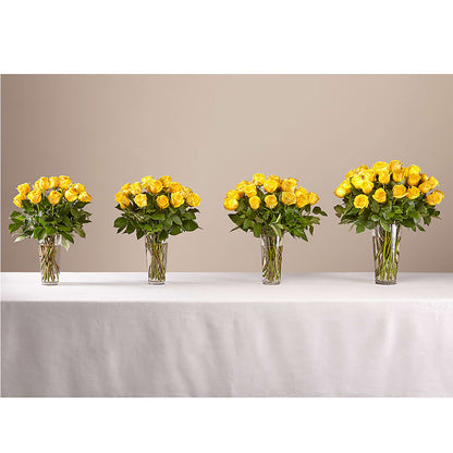 Long Stem Yellow Rose Bouquet –  Delhi Flowers, Delhi ON