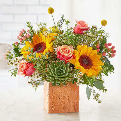 Sunflower Season Bouquet –  Delhi Flowers, Delhi ON