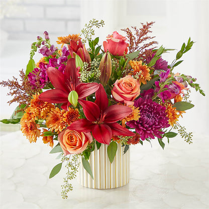 Burgundy Landscape Bouquet –  Delhi Flowers, Delhi ON