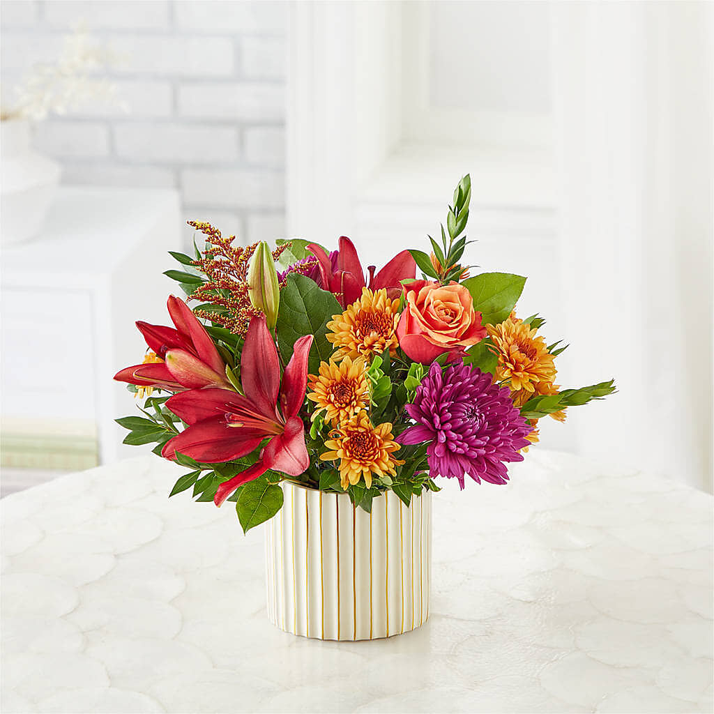 Burgundy Landscape Bouquet –  Delhi Flowers, Delhi ON