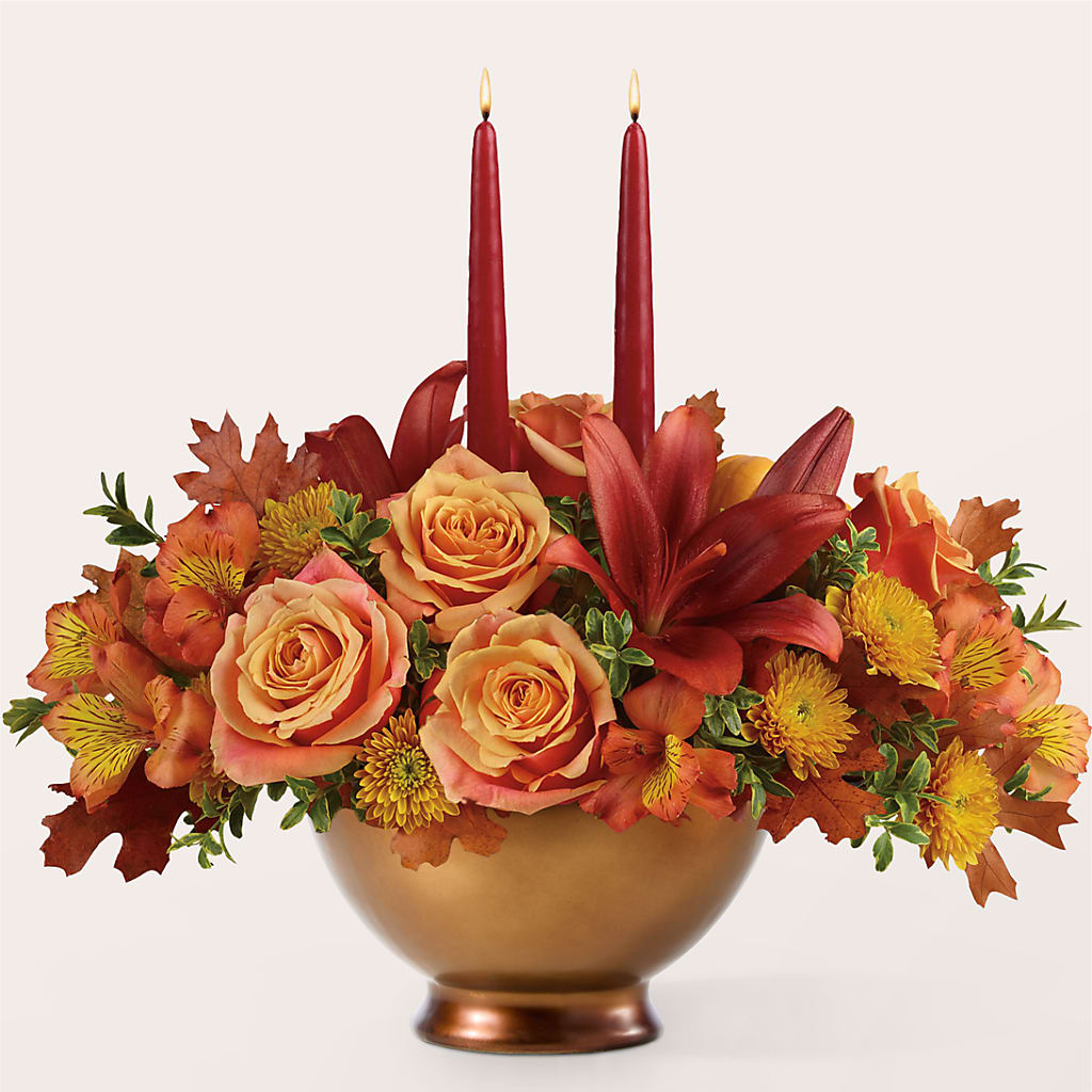 Harvest Table Centerpiece –  Delhi Flowers, Delhi ON