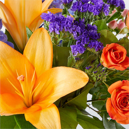 Radiant Citrus Bouquet –  Delhi Flowers, Delhi ON