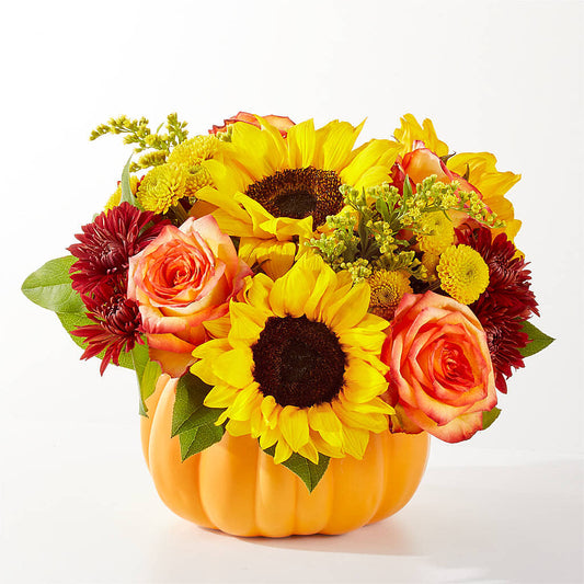 Golden Gourd Pumpkin Bouquet –  Delhi Flowers, Delhi ON