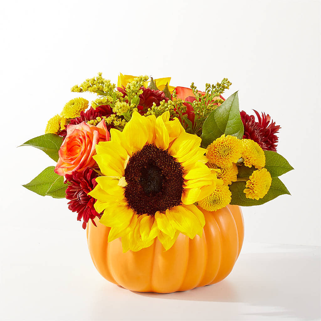 Golden Gourd Pumpkin Bouquet –  Delhi Flowers, Delhi ON