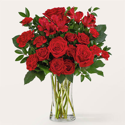 Bouquet de rubis brillants