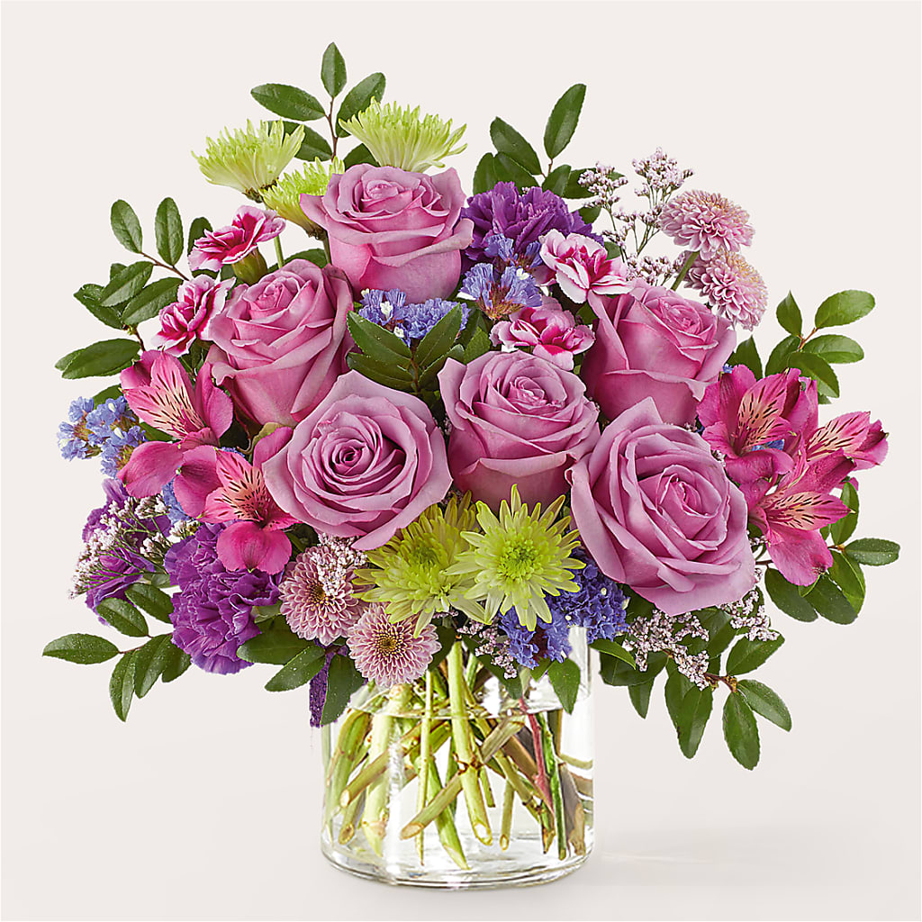 Glass Half Full Bouquet –  Delhi Flowers, Delhi ON