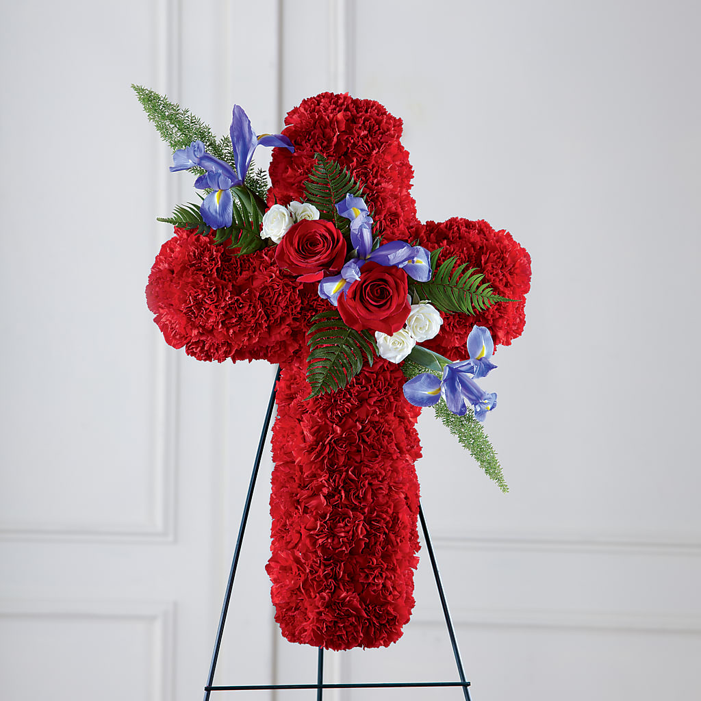 Faithful Hero Floral Cross –  Delhi Flowers, Delhi ON