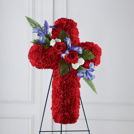 Faithful Hero Floral Cross –  Delhi Flowers, Delhi ON