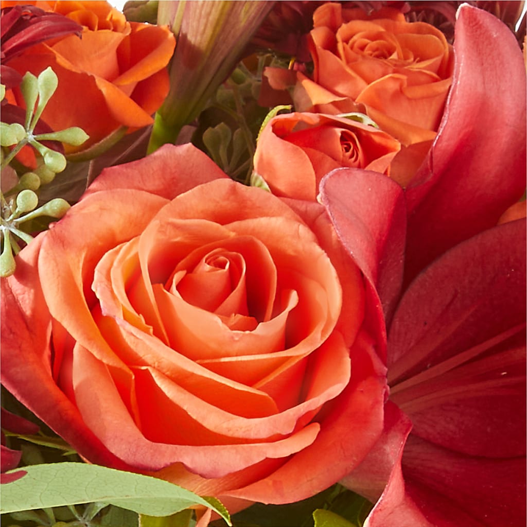 Crimson Leaves Bouquet –  Delhi Flowers, Delhi ON