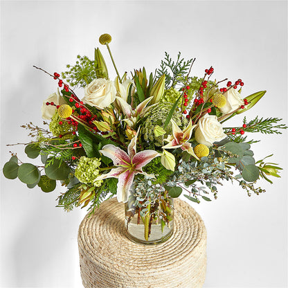 Berry & Bright Bouquet –  Delhi Flowers, Delhi ON