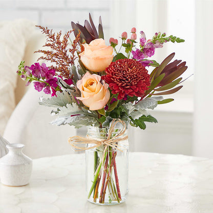 Moody Hues Bouquet –  Delhi Flowers, Delhi ON