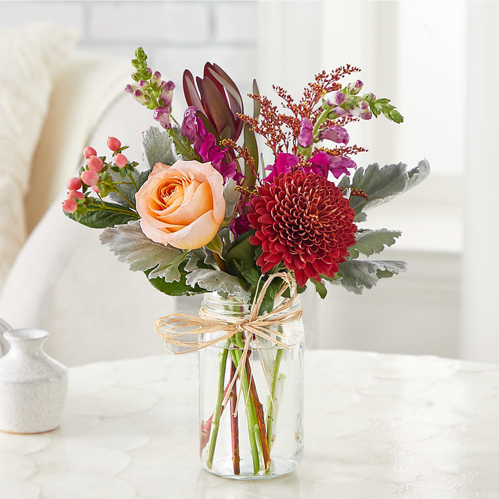 Moody Hues Bouquet –  Delhi Flowers, Delhi ON