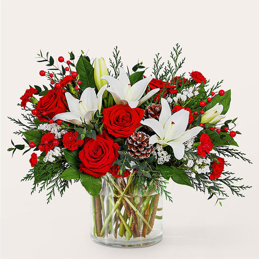 Best in Snow Bouquet –  Delhi Flowers, Delhi ON